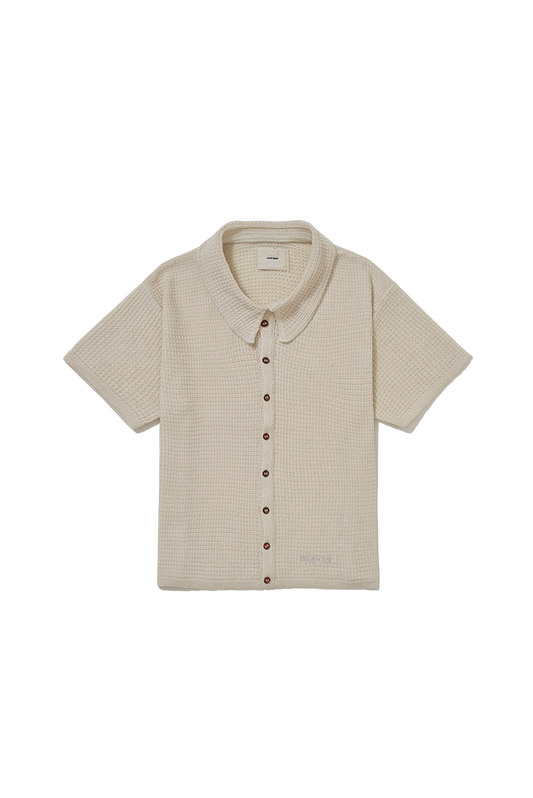 Camisa Tricot Carnan "Tricot Waffle" Off White 767