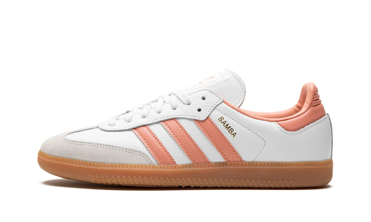 Tênis adidas Samba Og "Wonder Clay Gum" Branco/Rosa