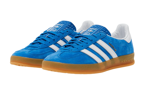 Tênis Adidas Gazelle Indoor "Blue Bird Gum" Azul