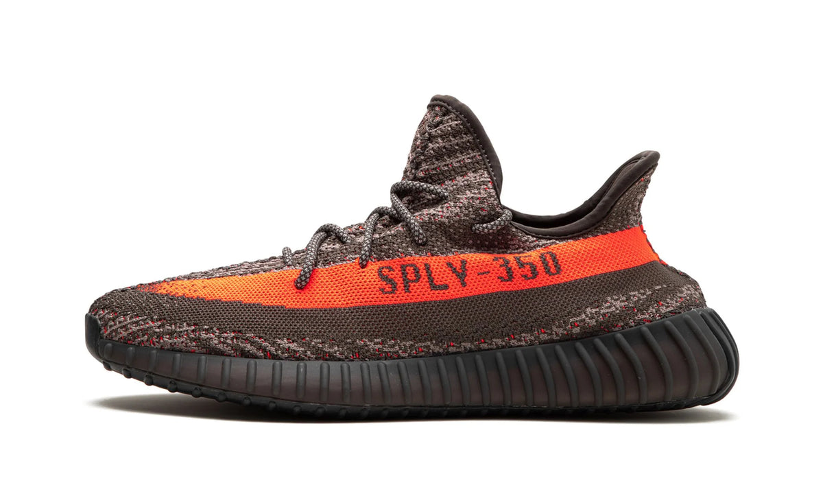 Tênis Adidas Yeezy Boost 350 V2 "Carbon Beluga" Cinza/Laranja