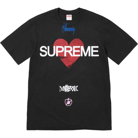 Camiseta Supreme "Announcing" Preto