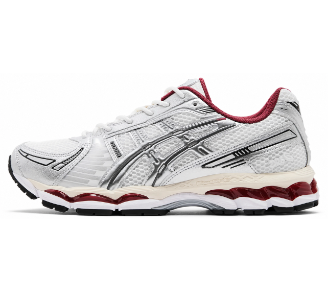 Tênis Asics Gel-Kayano 12.1 "Silver Burgundy" Branco/Vinho