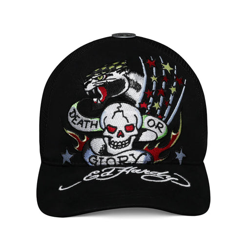 Boné Ed Hardy Trucker Panther of LA "Black" Preto