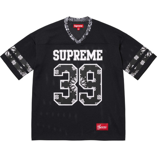 Camisa Jersey Supreme Bandana Football "Black" Preto