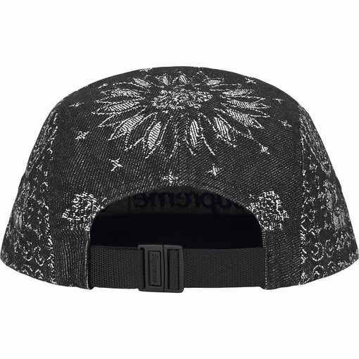 Boné Supreme Bandana Jacquard Denim "Black" Preto