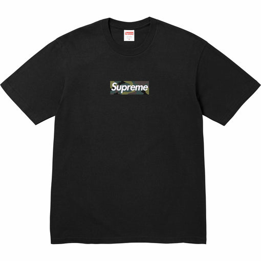 Camiseta Supreme "Box Logo Camo" Preto
