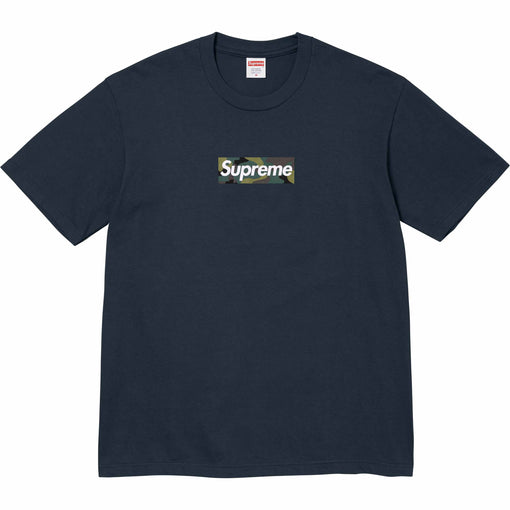 Camiseta Supreme "Box Logo" Azul Marinho