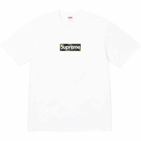 Camiseta Supreme "Box Logo Camo" Branco