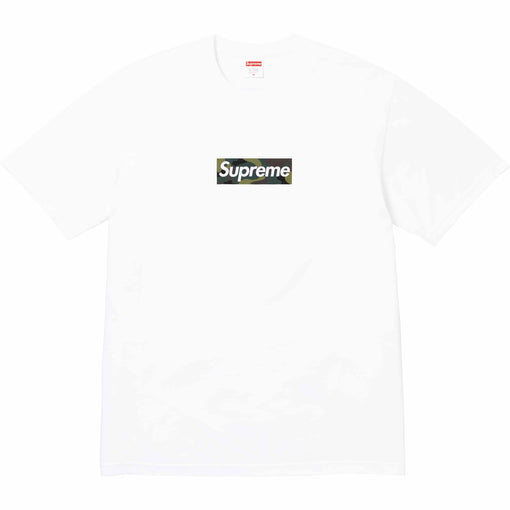 Camiseta Supreme "Box Logo Camo" Branco