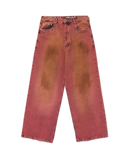 Calça Piet "Oversized Denim" Vermelho
