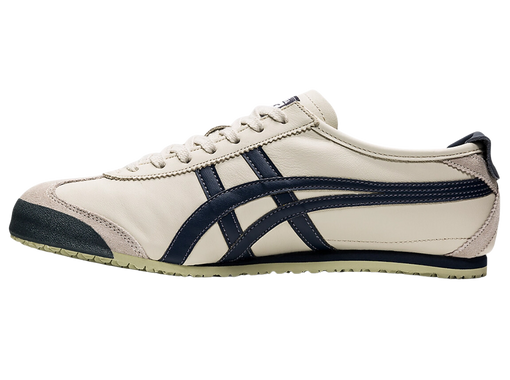 Tênis Onitsuka Tiger Mexico 66 "Birch Peacoat" Bege/Azul Marinho