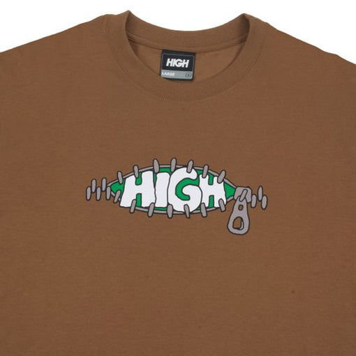 Camiseta High "Zipper" Marrom