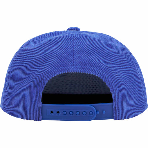 Boné 5-Panel Supreme "Champagne Corduroy" Azul