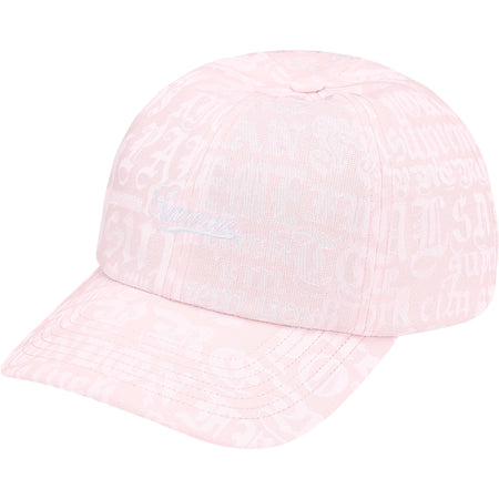Boné Supreme 6-Panel Cities Jacquard "Pink" Rosa