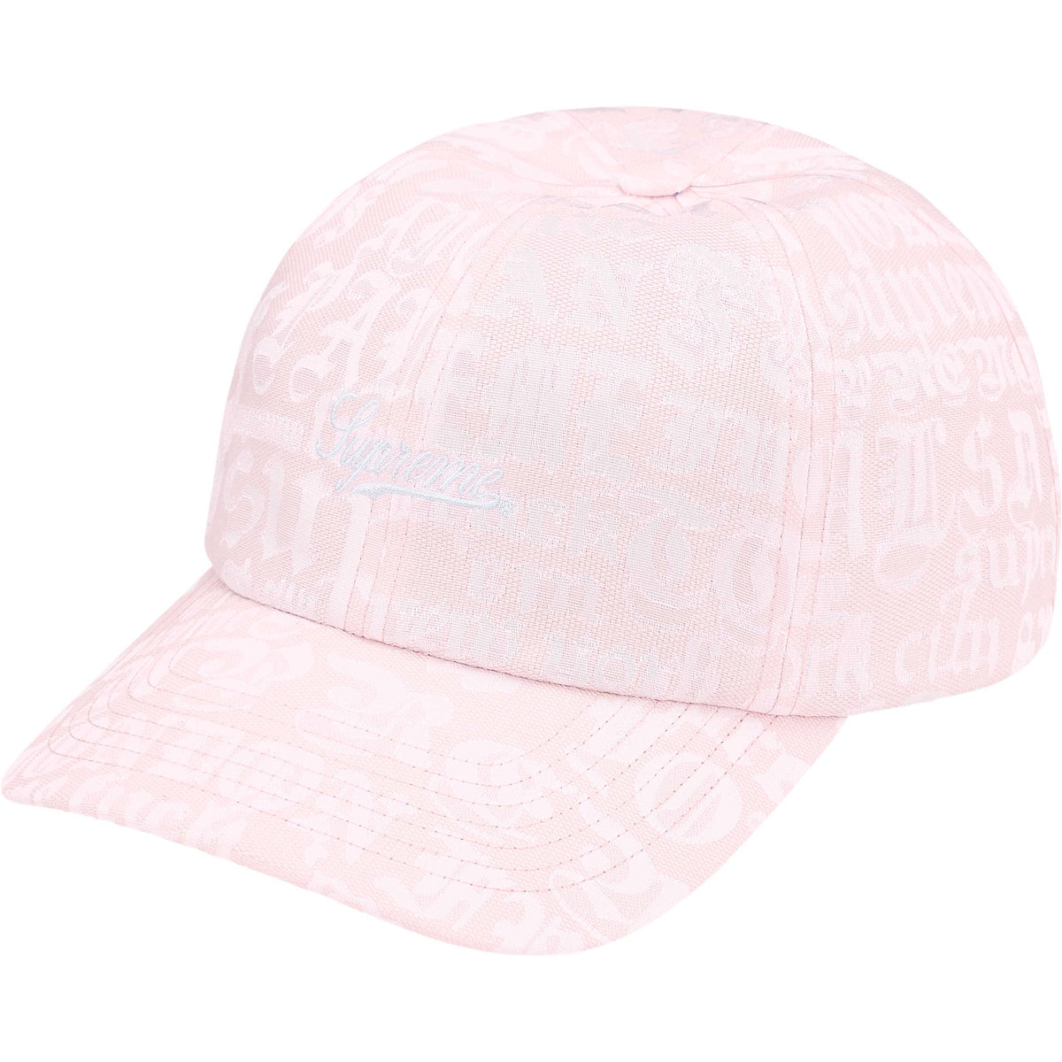 Boné Supreme 6-Panel Cities Jacquard "Pink" Rosa