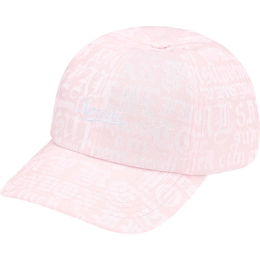 Boné 6-Panel Supreme Cities Jacquard "Pink" Rosa