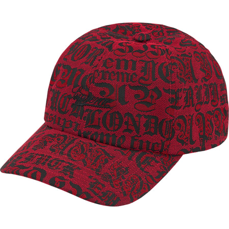 Boné 6-Panel Supreme Cities Jacquard "Red" Vermelho