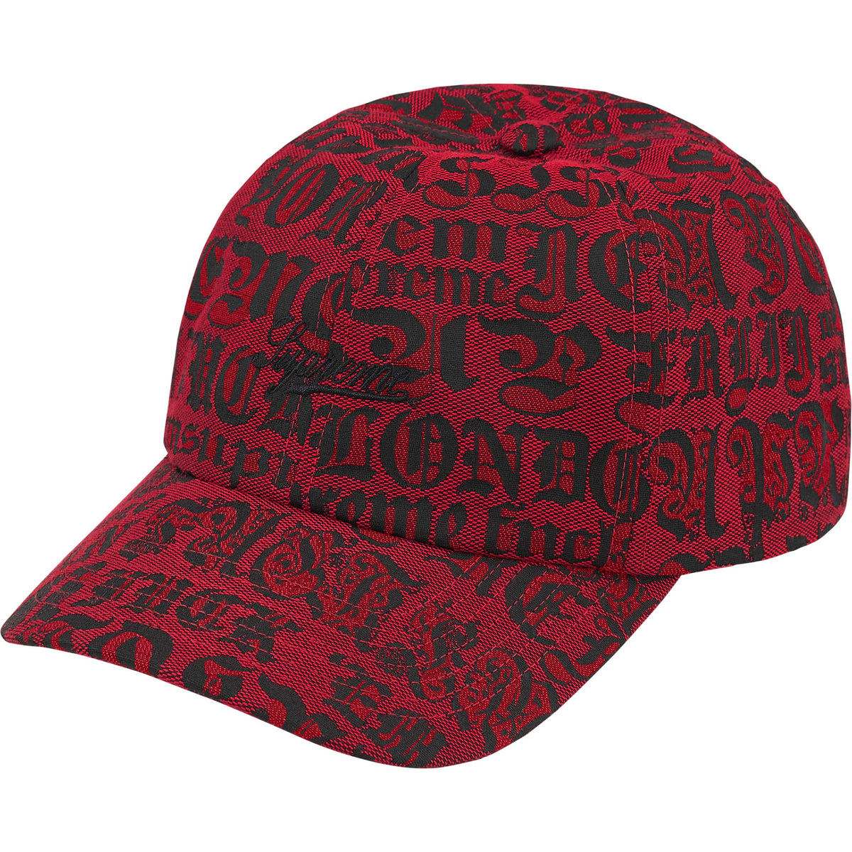 Boné 6-Panel Supreme Cities Jacquard "Red" Vermelho