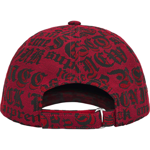 Boné 6-Panel Supreme Cities Jacquard "Red" Vermelho