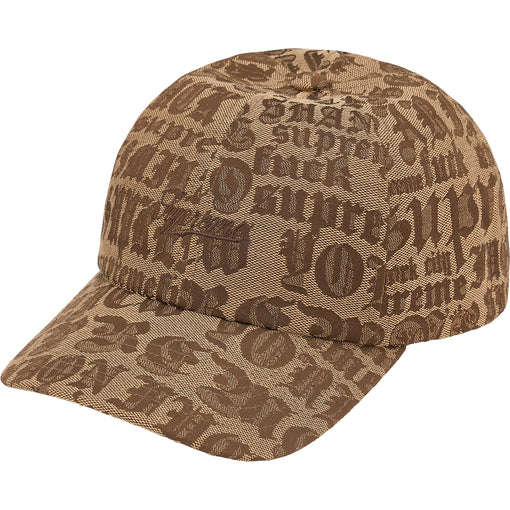 Boné 6-Panel Supreme Cities Jacquard "Tan" Bege