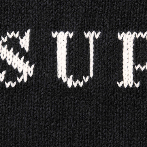 Suéter Supreme "Contrast Logo" Preto