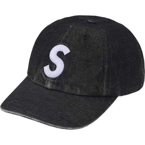 Boné Supreme 6-Panel Cordura Denim S Logo "Black" Preto