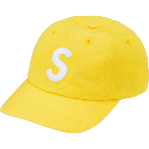 Boné Supreme 6-Panel Cordura Denim S Logo "Yellow" Amarelo