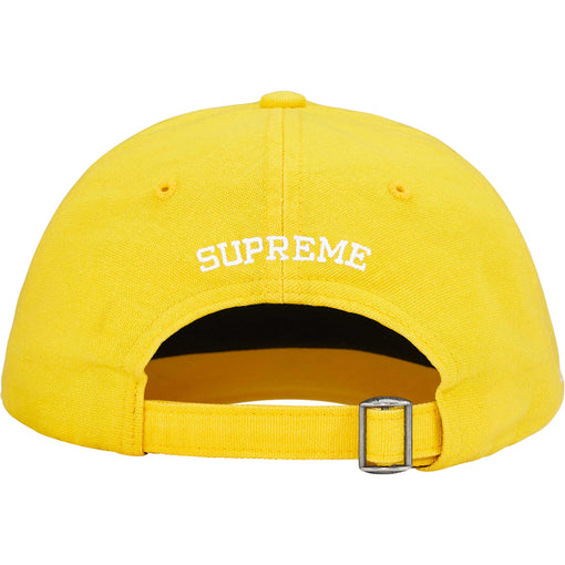 Boné Supreme 6-Panel Cordura Denim S Logo "Yellow" Amarelo
