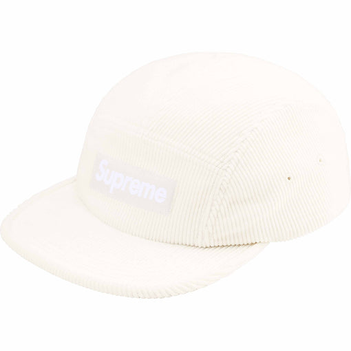 Boné Supreme Corduroy SS25 "White" Branco