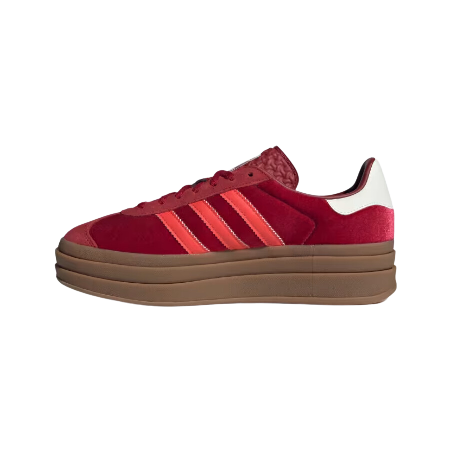 Tênis Adidas Gazelle Bold "Bright Red Velvet" Vermelho