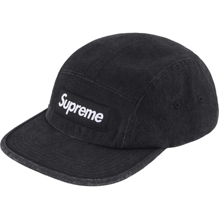 Boné Supreme Denim SS25 "Black" Preto