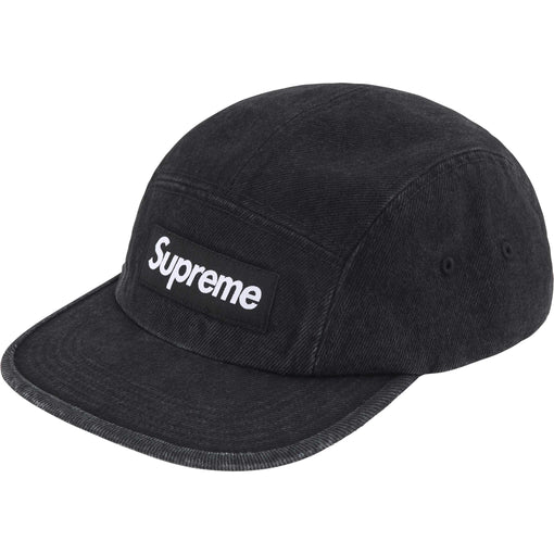 Boné Supreme Denim SS25 "Black" Preto