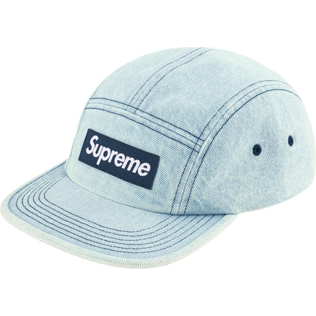 Boné Supreme Denim SS25 "Light Washed Indigo" Azul