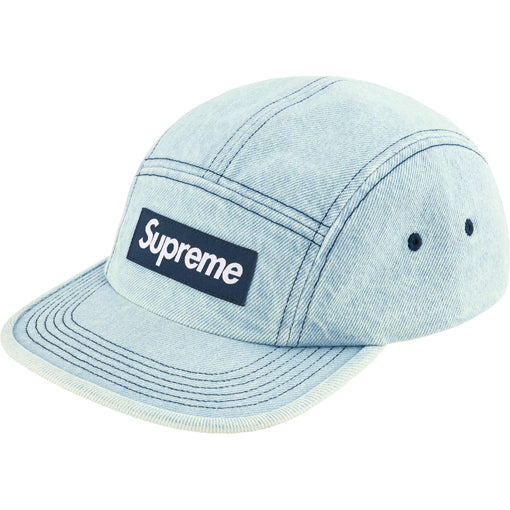 Boné Supreme Denim SS25 "Light Washed Indigo" Azul