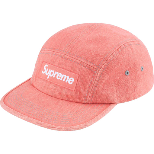 Boné Supreme Denim SS25 "Pink" Rosa