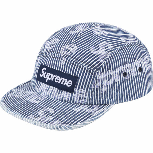 Boné Supreme "Denim Stripe SS24" Azul