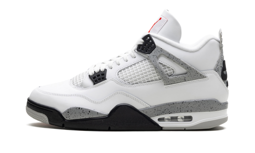 Tênis Jordan 4 Retro White Cement (2025) Branco
