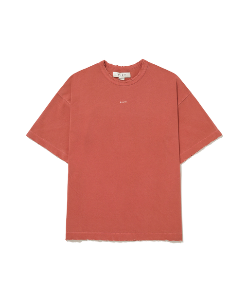 Camiseta Piet "Sun Faded Basics" Vermelho