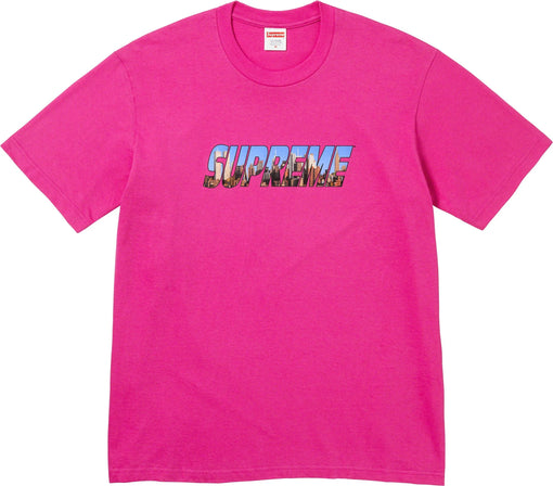 Camiseta Supreme "Gotham" Rosa
