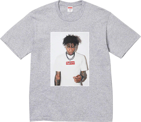Camiseta Supreme NBA Youngboy "Heather Grey" Cinza