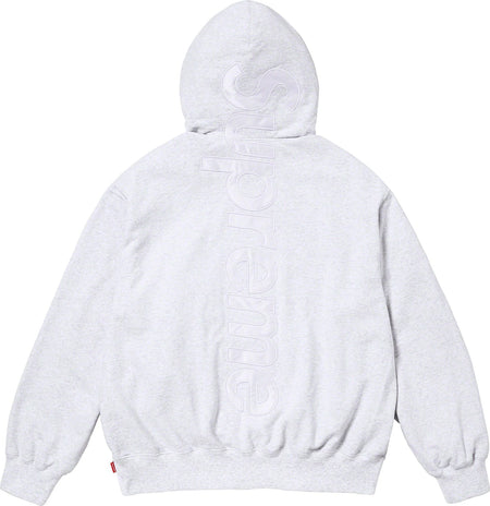 Moletom Supreme "Satin Appliqué" Cinza