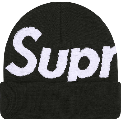 Touca Supreme Big Logo FW25 "Black" Preto