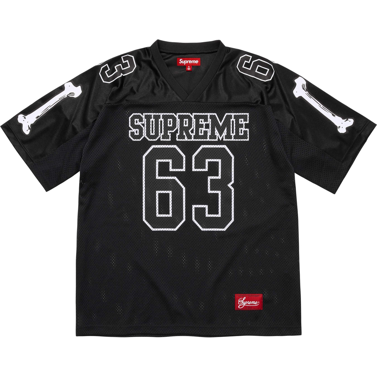 Camiseta Jersey Supreme Bones Football Preto
