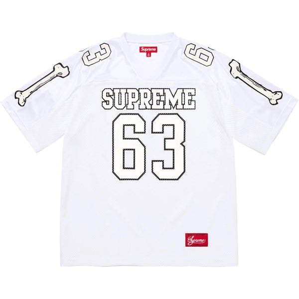 Camiseta Supreme Bones Football Jersey Branca – Exclusivo CopClub