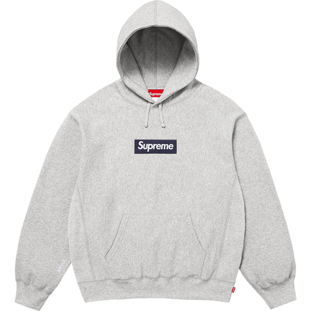 Moletom Supreme Box Logo Hooded Sweatshirt FW25 "Heather Grey" Cinza