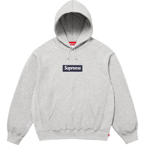 Moletom Supreme Box Logo Hooded Sweatshirt FW25 "Heather Grey" Cinza