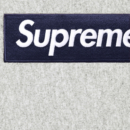 Moletom Supreme Box Logo Hooded Sweatshirt FW25 "Heather Grey" Cinza
