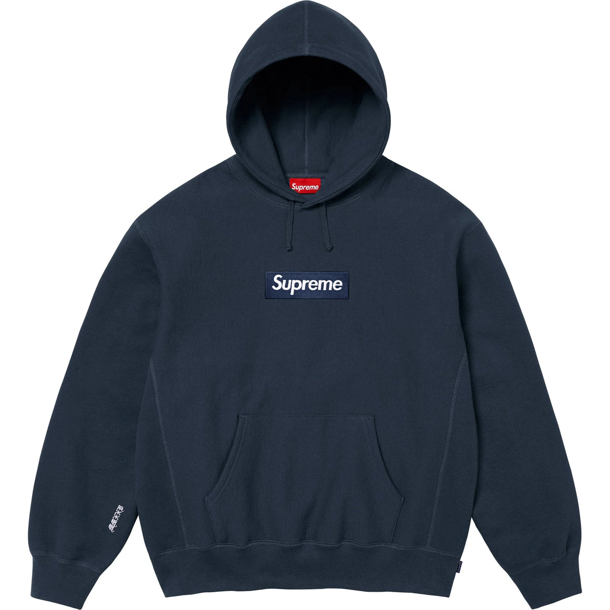 Moletom Supreme Box Logo Hooded Sweatshirt FW25 "Navy" Azul Marinho