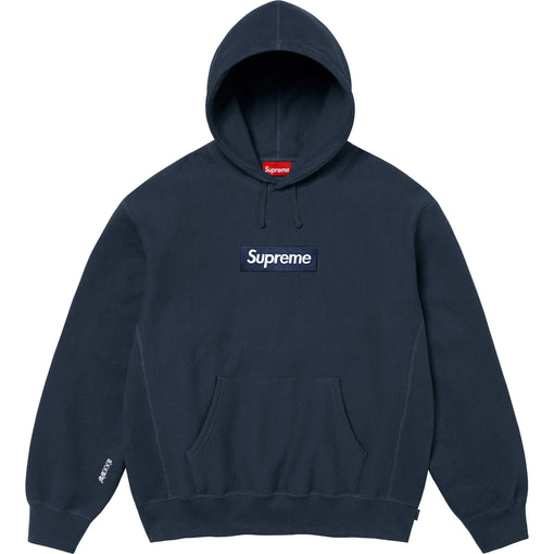 Moletom Supreme Box Logo Hooded Sweatshirt FW25 "Navy" Azul Marinho
