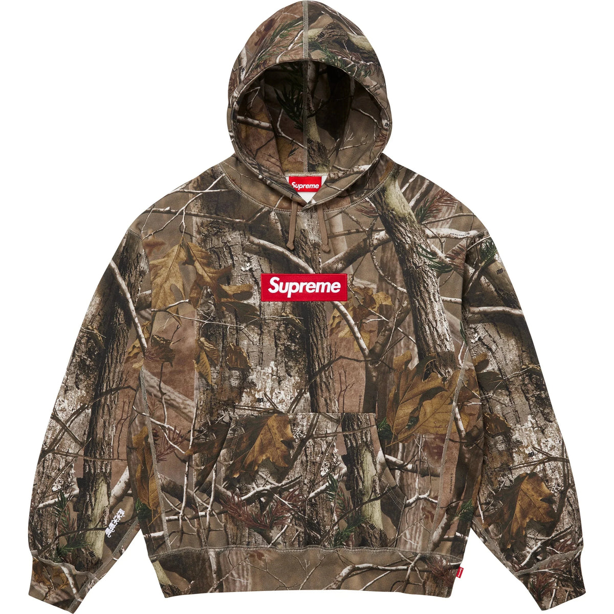 Moletom Supreme Box Logo Hooded Sweatshirt FW25 "Realtree® AP Camo" Marrom